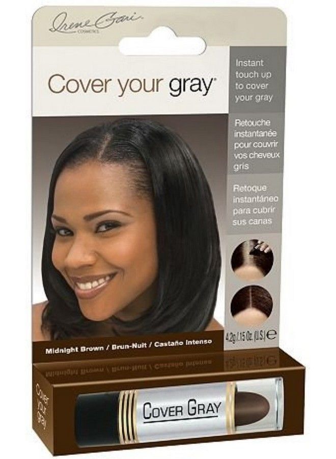 Cover Your Gray For Women Touch Up Stick Midnight Brown 0.15 Oz (Pack Of 4) - Image 2