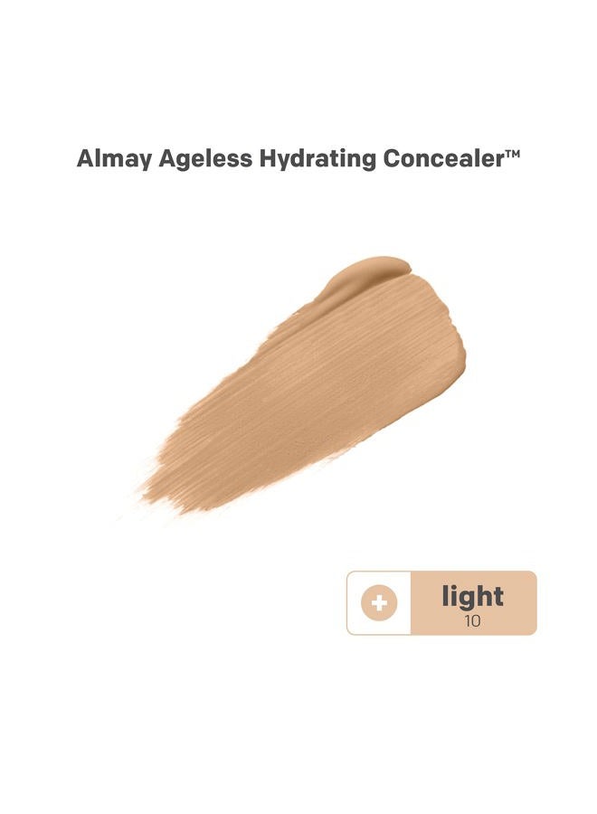 Almay Anti-Aging Concealer, Face Makeup with Hyaluronic Acid, Niacinamide, Vitamin C & E, Hypoallergenic-Fragrance Free, 010 Light, 0.37 Fl Oz (Pack of 1) - Image 2