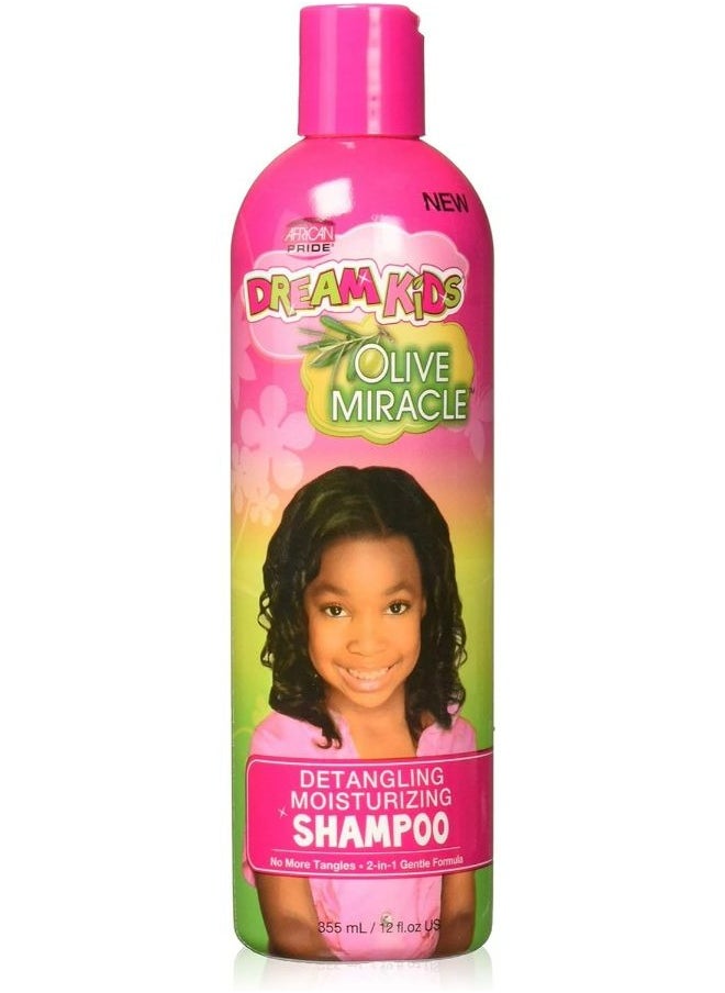 African Pride - Dream Kids Olive Miracle Detangling Shampoo 355 ML - Image 1