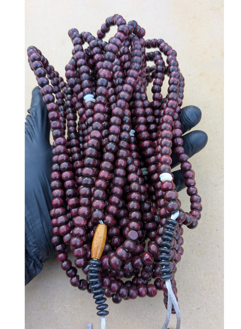 Natural Wood Misbaha 1000 Beads – A Spiritual Touch. (One Thousand Beads) Suitable for Dhikr and Extended Tasbeeh. - Image 2