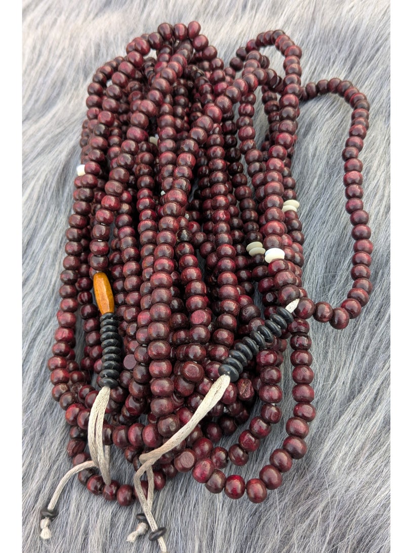 Natural Wood Misbaha 1000 Beads – A Spiritual Touch. (One Thousand Beads) Suitable for Dhikr and Extended Tasbeeh. - Image 3