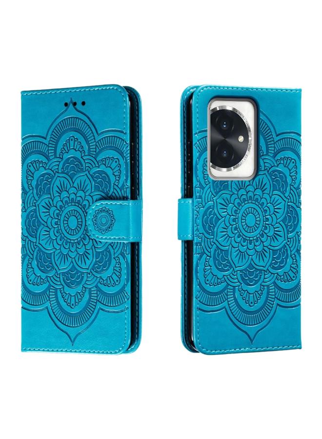 Zaboon Case For Honor 100 Sun Mandala Embossing Pattern Phone Leather Case - Image 1