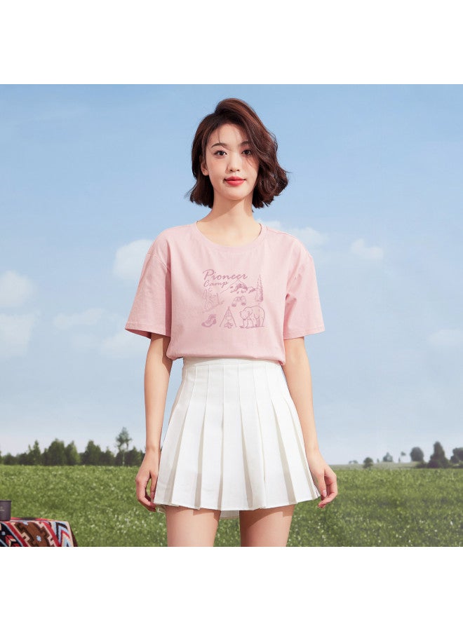 Fun Print Comfortable Cotton T-shirt outdoor Fashion Short Sleeve Top 2025 Summer Trendy Round Neck Tee - Image 5