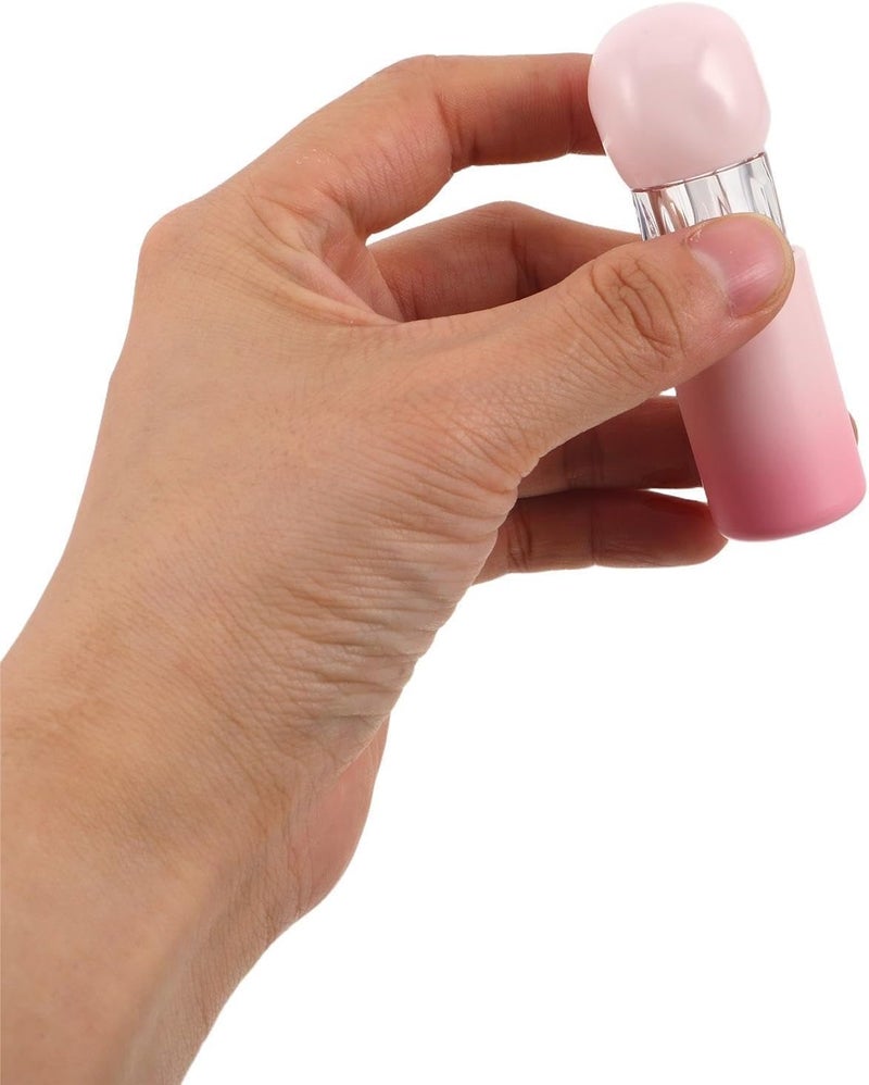 8pcs Empty Gradient Pink Lip Gloss Tubes, Refillable Lip Gloss Container with Wand Applicator, cOil Tint Bottles Container for Home Or Salon Use - Image 5