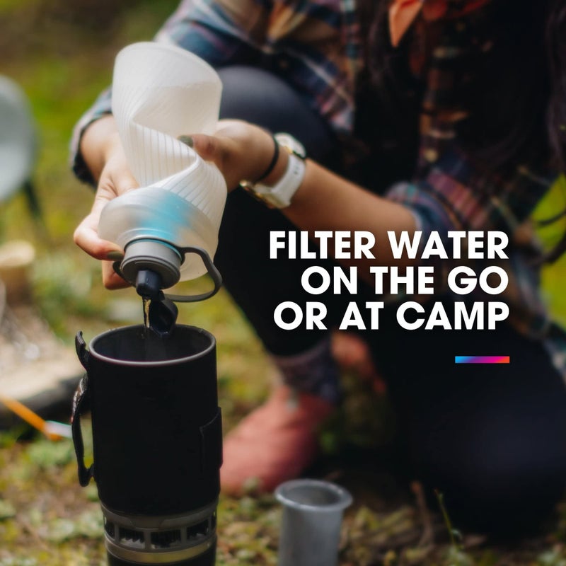 HydraPak 42mm Filter Cap - Water Filtration Accessory - Fast Flow - Perfect for Hiking, Endurance Sports, Camping, Travel, and Emergency Preparedness - Image 2