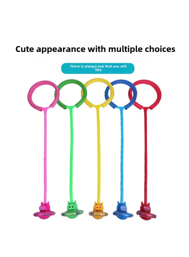 Jumping Ball Children's Balance Flash Jumping Adult's Fitness Foot Ring Luminous Yo-Yo Children's Single Leg Warm Lucky Firm-Color:Collection ♥ Additional Purchase (priority Delivery) - Image 3