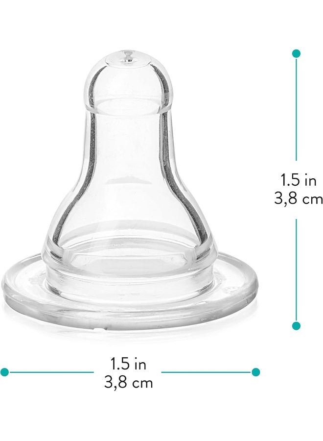 إيفن فلو Evenflo 4 Pack Classic Silicone Nipple, Slow Flow - Image 4