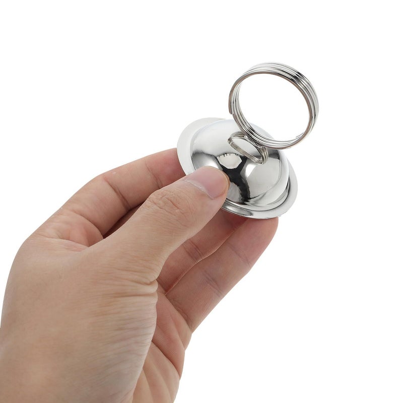 6pcs Stainless Steel Table Number Holders with Semi Circle Base for Wedding Restaurant Display - Image 4