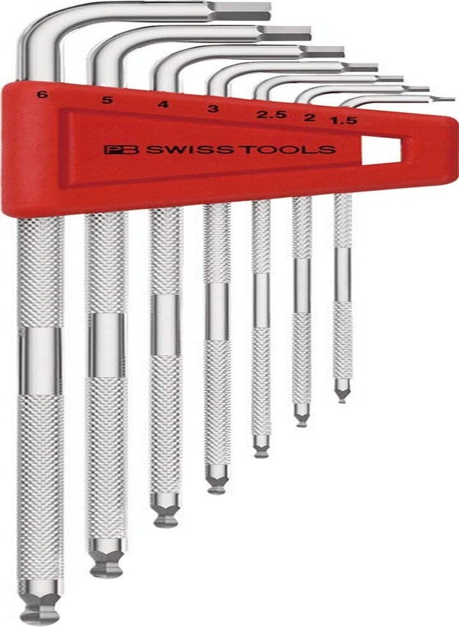 PB SWISS TOOLS Safty Hex L-Wrench Knurled 3212LH-6 - Image 1