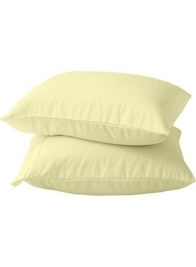 BALAJI EXPORT 1000 Thread Count Bed Sheets 3 PC - 1 Flat Sheet with 2 Pillow Cover - 100% Long Staple Cotton Breathable & Cooling Sheets - Hotel Luxury Bed Sheets- King - Ivory Solid - Image 3