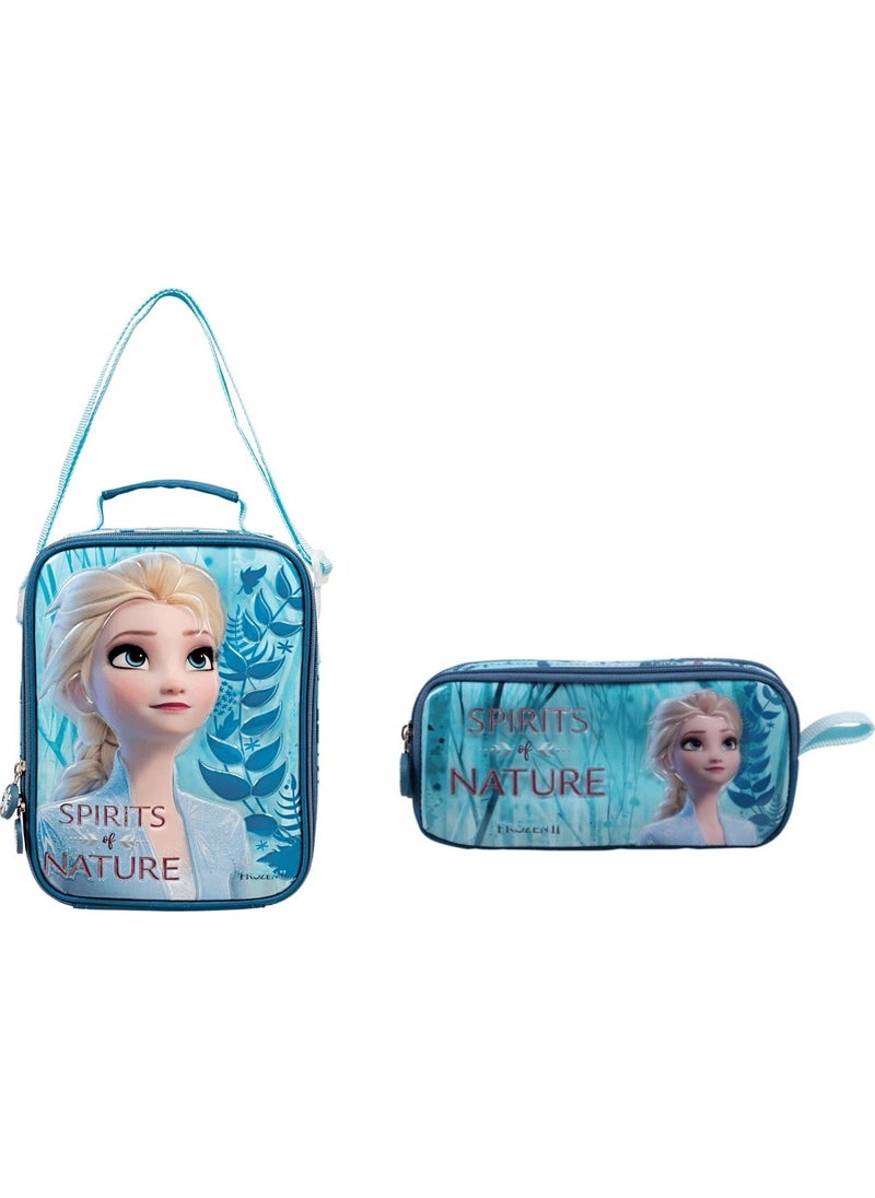 Disney FROZEN Lunchbox and Pencil Box Salto Spirits  - Image 1