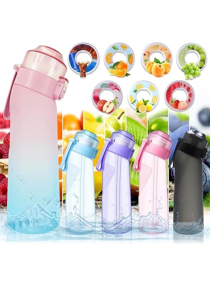 ArcShine Air Up Water Bottle – Air Up Bottle with 7 Flavored Pods Multi Colors, Fruit Scented Flavored Water Bottle for Kids, Sports and Travel 650 ml, Leak Proof - Image 1