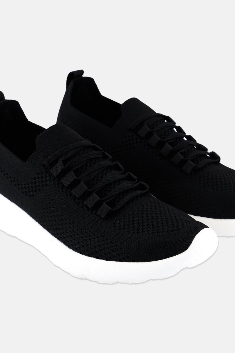 RBX Men Lace Up Outdoor Shoes, Black - Image 3