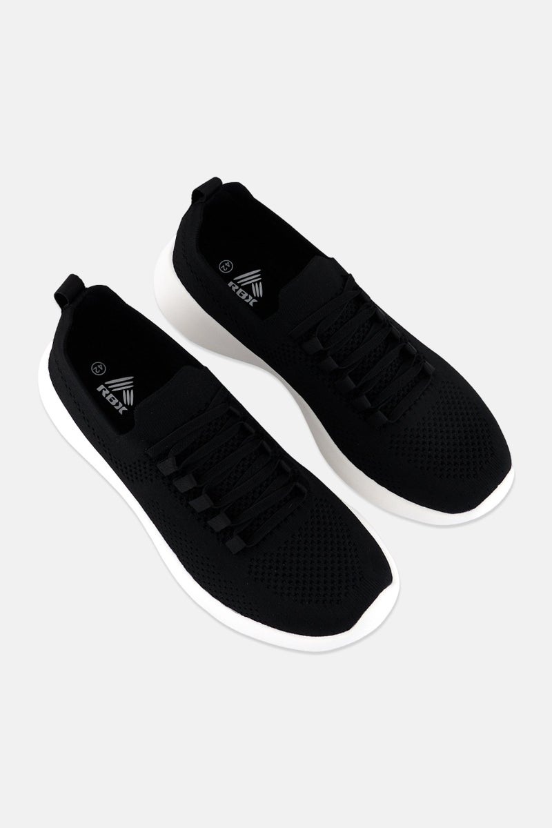 RBX Men Lace Up Outdoor Shoes, Black - Image 4