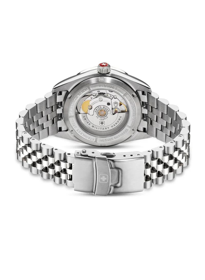 SWISS MILITARY HANOWA Swiss Military Hanowa Diligenter Watch for Men with Silver Stainless Steel Bracelet 10 Atm - SMWGL0002102