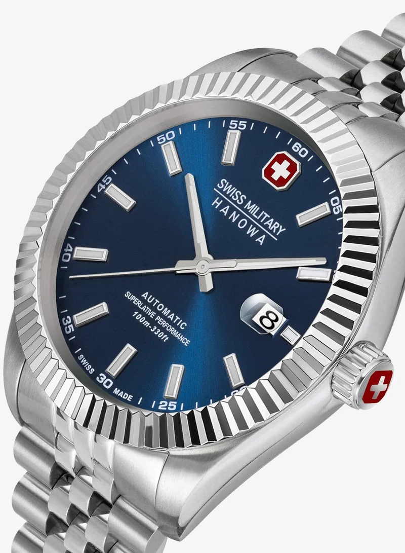 Swiss Military Hanowa  Men's Swiss Military Hanowa Diligenter Watch for Men with Silver Stainless Steel Bracelet 10 Atm - SMWGL0002102 for Men | Best Price UAE
