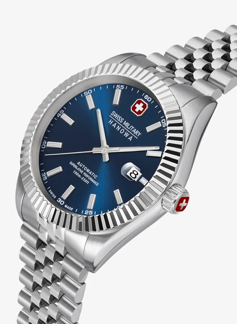Swiss Military Hanowa  Men's Swiss Military Hanowa Diligenter Watch for Men with Silver Stainless Steel Bracelet 10 Atm - SMWGL0002102 for Men | Best Price UAE