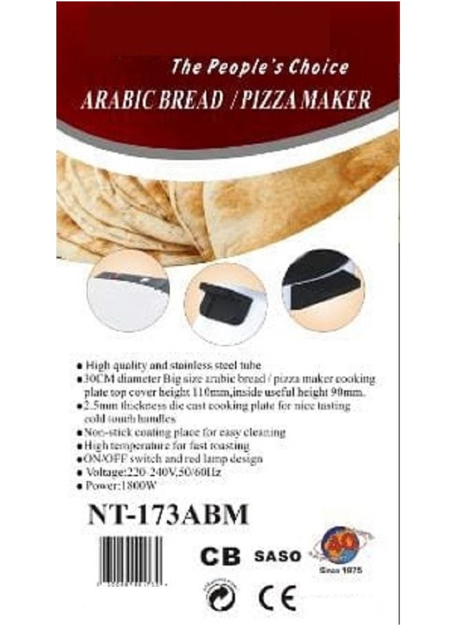NOVA Arabic Puffy Soft Tasty Bread And Pizza Maker 1800 W NT-173ABM  - Image 4
