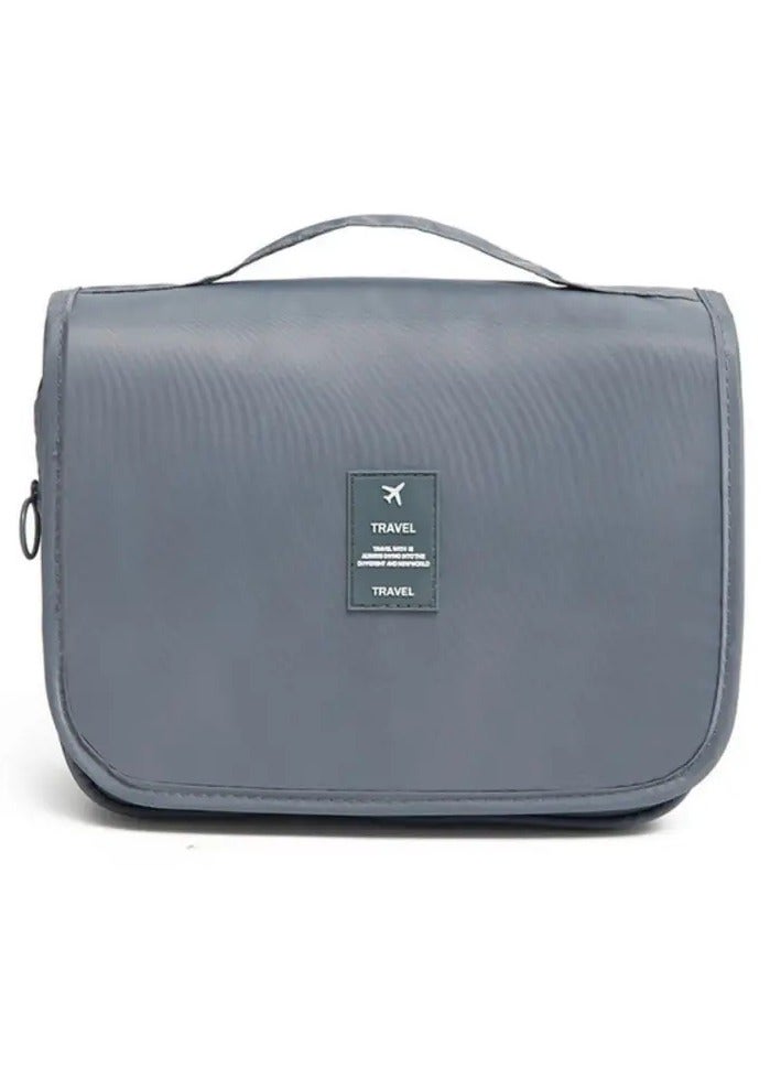 حقيبة أدوات الاستحمام المعلقة للرجال والنساء السفر حقيبة تخزين أدوات الاستحمام الحمام المحمولة حقيبة تخزين أدوات الاستحمام مقاومة للماء مستحضرات التجميل والمكياج وأدوات الاستحمام المنظم مع خطاف