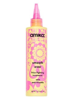 amika Amika Smooth Over Frizz-Fighting Treatment – Intensive Anti-Frizz Smoothing Hair Treatment with Plant Butters and Vegan Proteins for Silky, Soft, and Manageable Hair – 6.7 oz / 200 ml, Vegan & Cruelty-Free  - Image 1