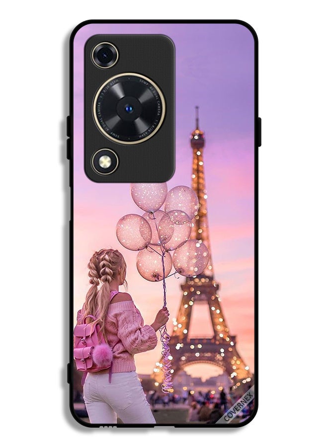 Covernex Huawei Nova Y72S Protective Case Cover Girl Holding Balloons
