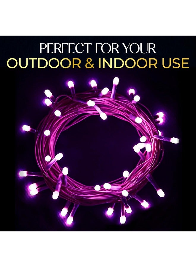 Lexton 40 LED Power Pixel Serial String/Fairy Light | Plug Sourced | Suitable for Home & Outdoor Decoration, Diwali, Christmas, Ramadan, Wedding, Party, Festival (Pack of 2, Pink) - Image 5