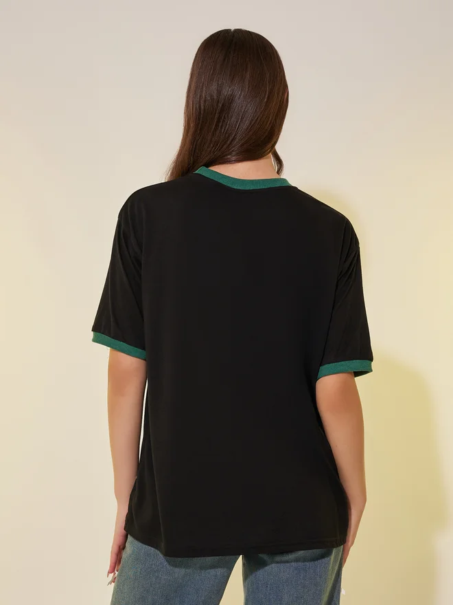 Take Two Take Two Graphic Printed Round Neck T-Shirt