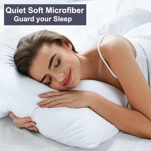 LEISUREWEEK Premium Queen Pillowcases 4 Pack - White Standard - Ultra Soft 1800 Thread Count Microfiber- Double Brushed - Allergies Free - Wrinkle Resistant Pillowcase - Image 2