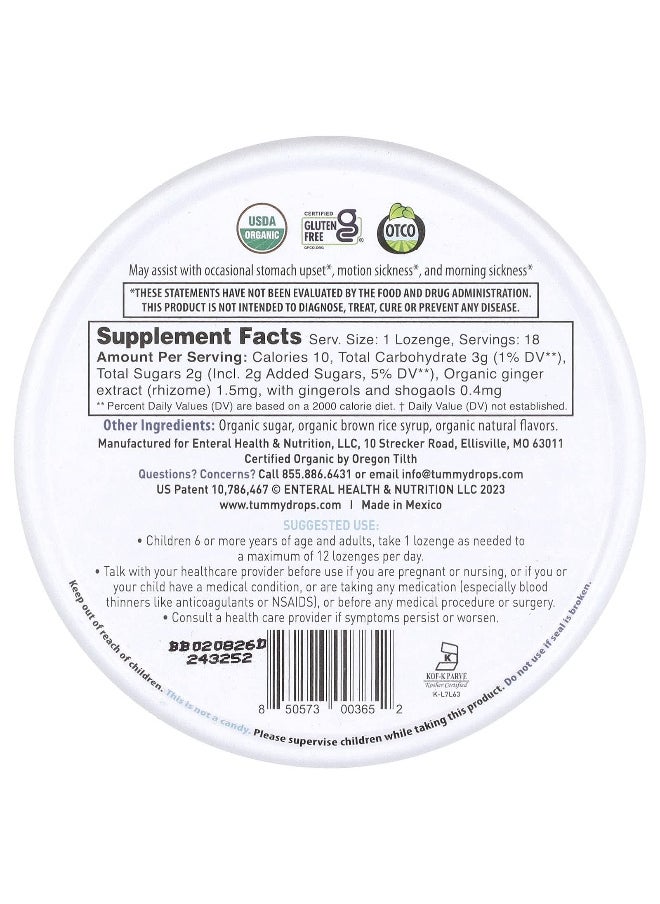 TUMMYDROPS Tummydrops, Butterscotch Ginger, 18 Lozenges  - Image 2