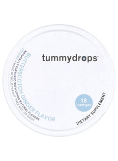 TUMMYDROPS Tummydrops, Butterscotch Ginger, 18 Lozenges  - Image 1