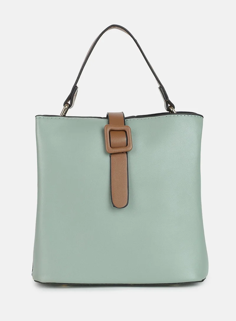 صوص هاوت حقيبة توت باللون الأخضر المريمي