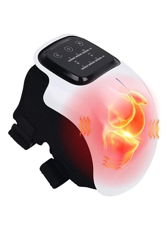 MOSH Portable Knee Massager with Heat and Vibration Smart Hot Compress Knee Relaxing Massager for Pain Relief Cold Legs Blood Circulation Gifts for Men/Women - Image 1
