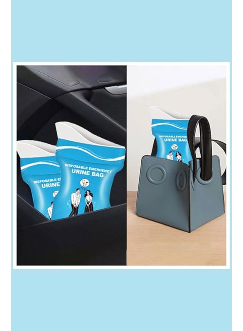 Auger Disposable Urine Bags for Travel, 900ML Pee Bags for Women Men - Emergency Urinal Bag with Leakproof & Odor-Resistant Seal, Travel Urinal for Camping, Traffic Jam, Road Trip, Kids-12PCS - Image 4
