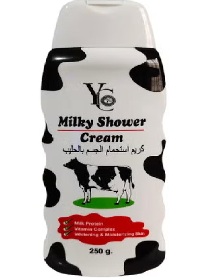 واي سي قطعتين من كريم استحمام الجسم بالحليب 250x2 جرام - Image 2