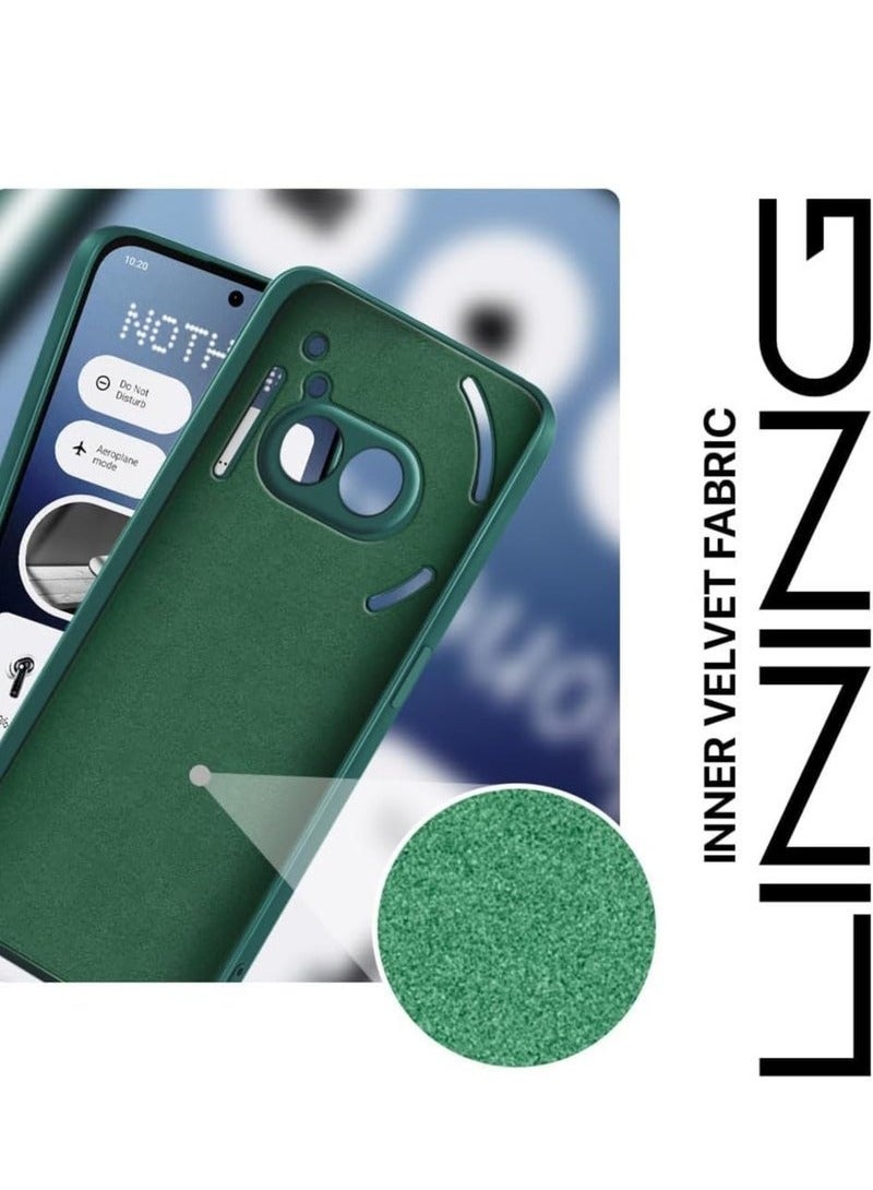 JAJEEK Nothing Phone 2A Case Cover – Silky Full Body Silicone Case with Microfiber Lining, Shockproof Protective Cover for Nothing Phone 2A 6.7-inch, Sleek & Durable, Ultimate Protection - Image 4