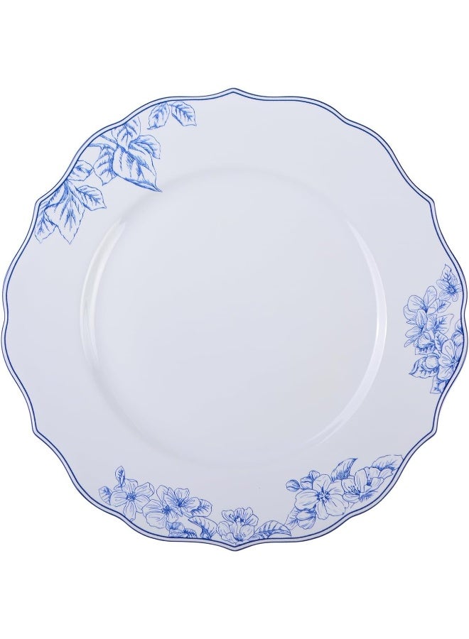 222 Fifth Hudson Valley 12Piece Porcelain Dinnerware Set - Image 4