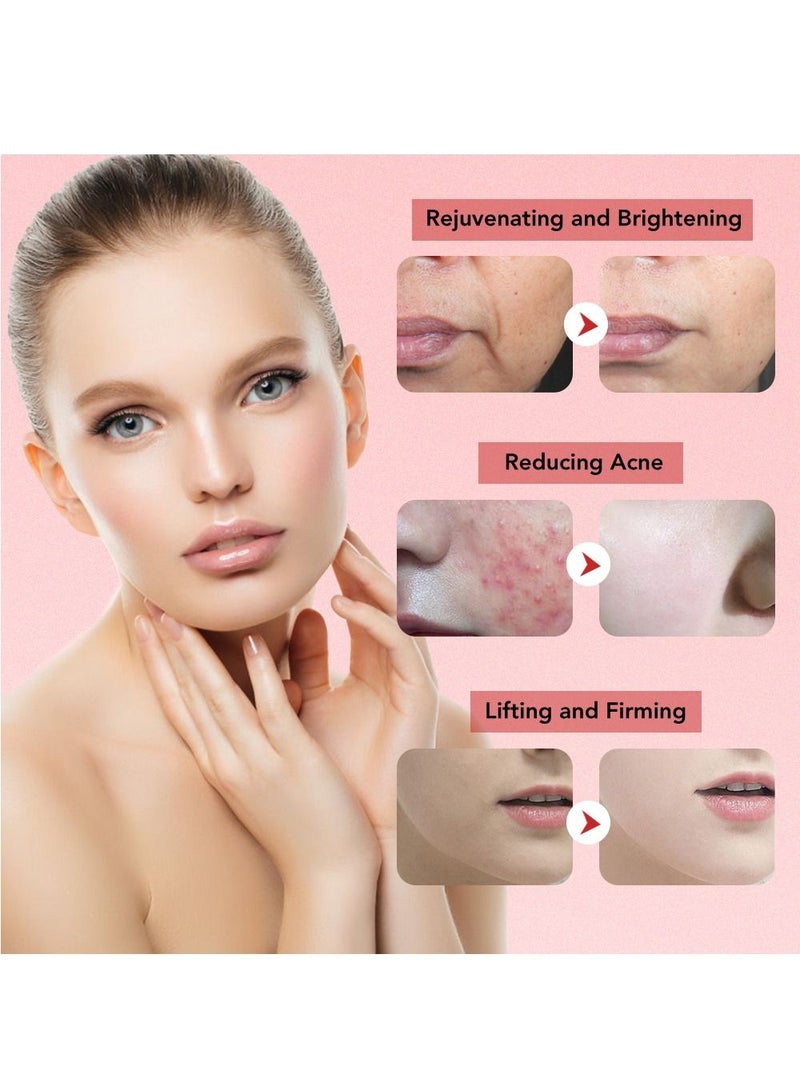 7 in 1 Facial Massager Anti Aging Wrinkle Face Beauty Instrument White - Image 4