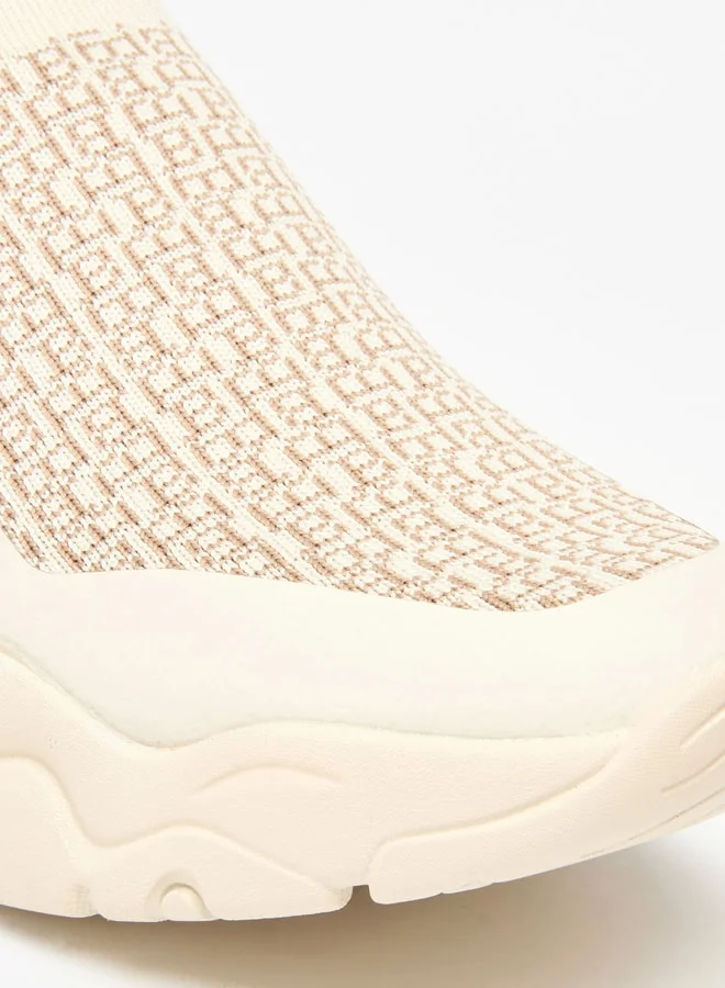 فلورا بيلا من شو إكسبرس Women's Textured Slip-On Low Ankle Sneakers
