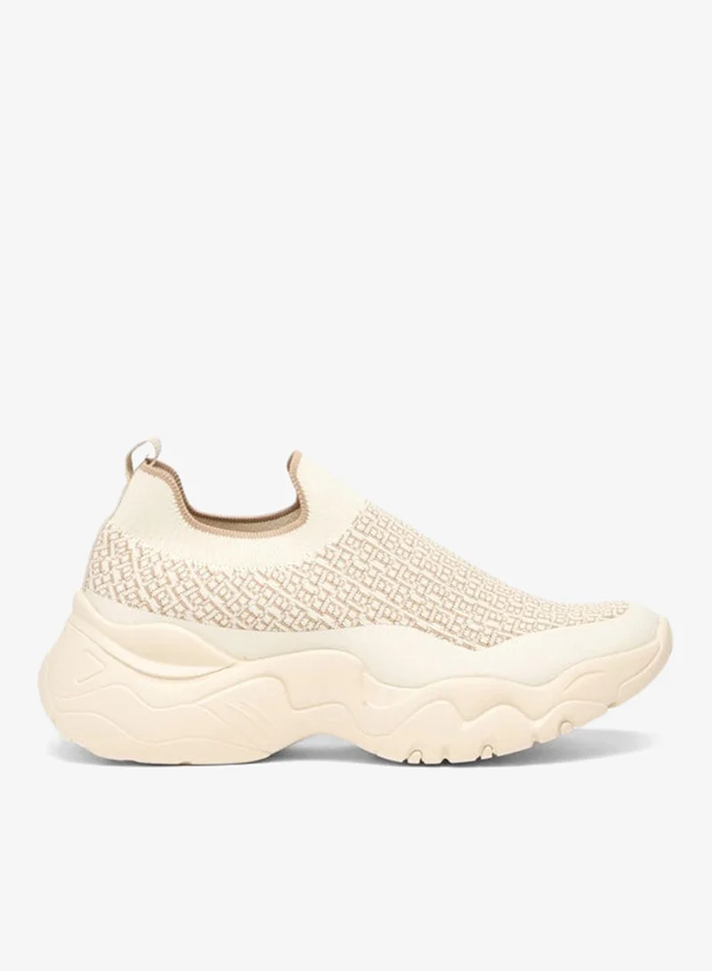 Women's Textured Slip-On Low Ankle Sneakers