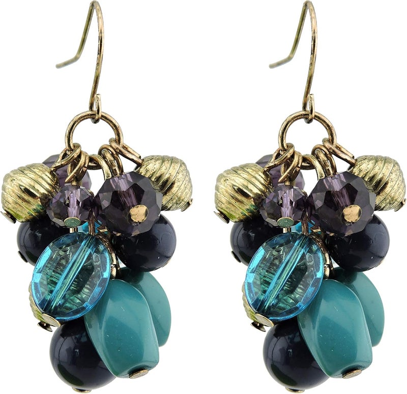 Coiris 3 Layers Illusion Wire Beaded Statement 19.5" Necklace for Women - Image 3