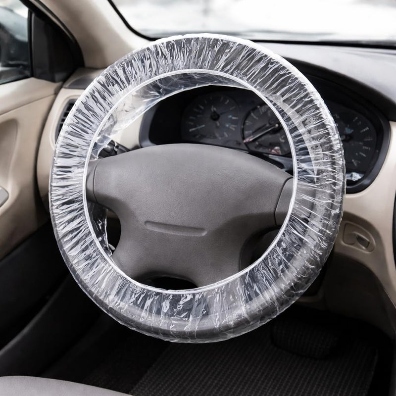 Hi-Tech SWC-500 Disposable Universal Fit Steering Wheel Cover - 500 Pack - Image 1