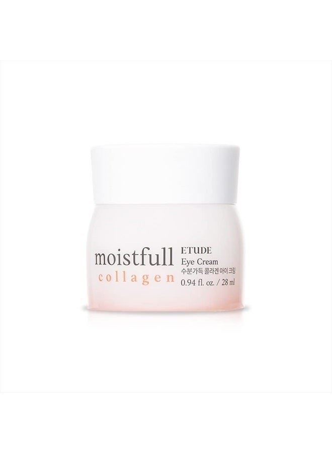 ETUDE Moistfull Collagen Eye Cream 28ml(0.94 fl.oz) (21AD) | Skin Care Facial Moisturizing Night Eye Cream | Hydrating Collagen Eye Cream | Korean Cosmetic - Image 1