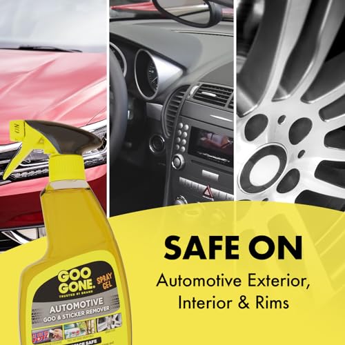 Goo Gone Automotive - Cleans Auto Interiors/ Bodies and Rims, Removes Bugs & Stickers - 12 Fl. Oz. - Image 3