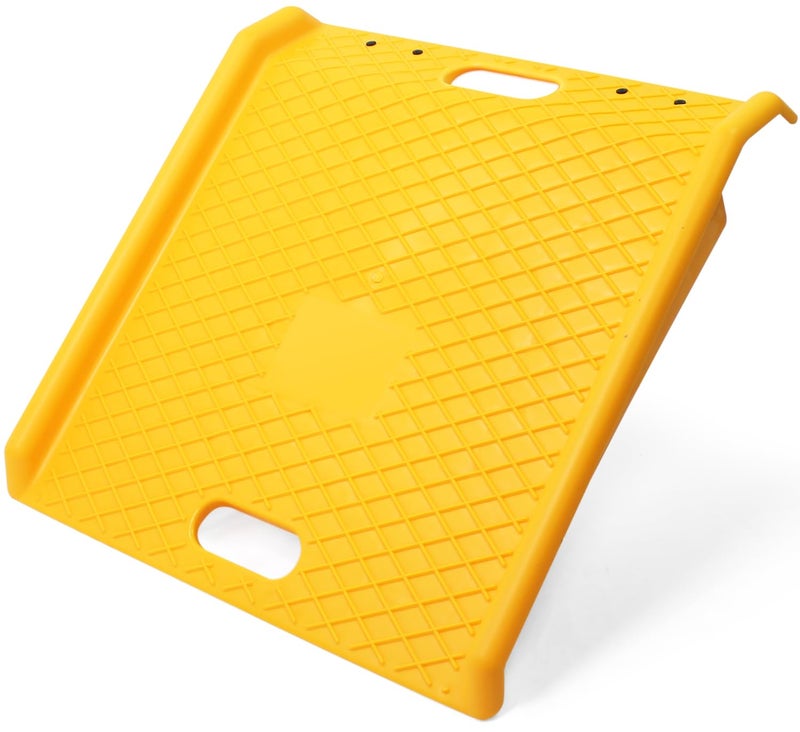 MaxxHaul Portable Curb Ramp 1000 lbs Capacity Heavy Duty Polypropylene Loading Ramp for Furniture Dolly Hand Truck and Moving Cart Nonâ€‘Slip Threshold Ramp for Driveway and Steps (50962) - Image 1