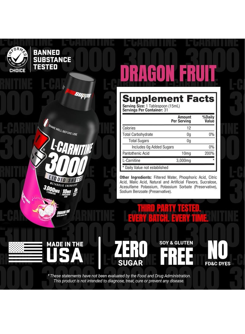 ProSupps PS Vanish L-Carnitine 3000 Dragon Fruit - Image 5