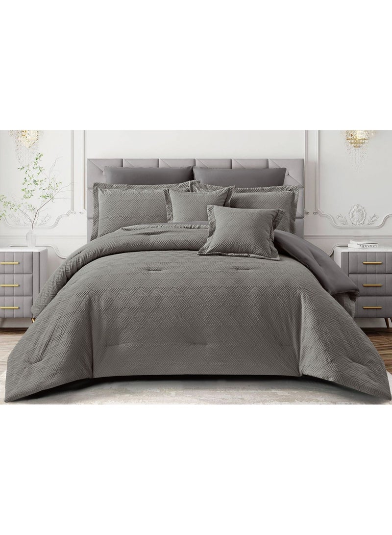 مارك مفرش نفرين صيفي بتصميم حصري منقوش ليضيف الجمال إلى غرفتك من المايكروفايبر مقاس 240*260 سم - Image 1