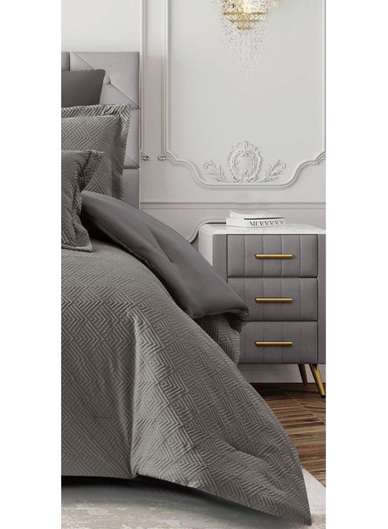 مارك مفرش نفرين صيفي بتصميم حصري منقوش ليضيف الجمال إلى غرفتك من المايكروفايبر مقاس 240*260 سم - Image 4