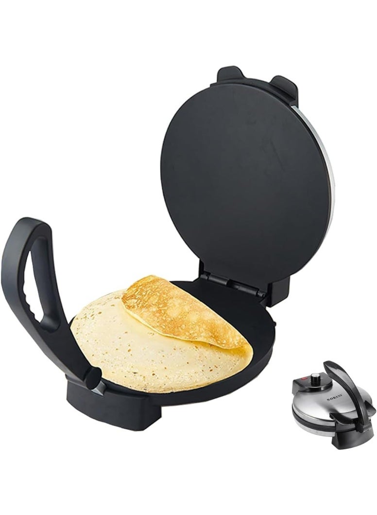 SOKANY KJ-507 1100W Roti Maker, 32cm Tortilla Press, Non-stick Surface, Flour Tortilla press, Tortilla Maker, Dough Press, To make Indian style Chapati - Image 1