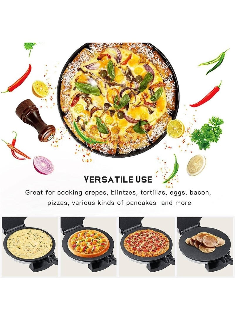 SOKANY KJ-507 1100W Roti Maker, 32cm Tortilla Press, Non-stick Surface, Flour Tortilla press, Tortilla Maker, Dough Press, To make Indian style Chapati - Image 5
