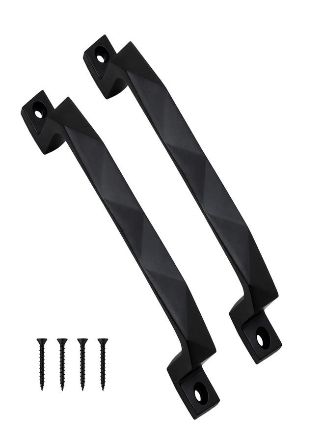 VOLO Chrome Finish Door and Window Handle for Home & Kitchen Doors/Cabinet/Window Handles - Mosaic Type (Model: Run 62) (96mm (4"), Pack of 2 Pcs, Black) - Image 1
